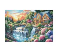 Open Book Waterfall Puzzle 1000 Pezzi Sfida Rompicapo Impossibile Rompicapo Estremamente Difficile Per Veri Esperti Regalo Per Chi Ama Le Sfide 1000 PCS