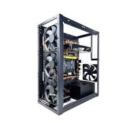 Open Chassis Motherboard Bracket Aluminum Open Chassis Bracket Fan Stand