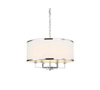 Open Design Casa lampada sospesa 6x15 W cromo-crema OR80216