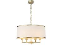 Open Design Casa lampada sospesa 6x15 W oro-crema OR80230