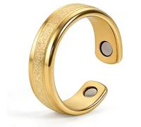 Open Design Ring Adjustable Alloy Band Magnetic Fashion Jewelry - Elegant Spiral Finger Ornament Accessory Design | Flexible Adjustable Comfort Fit Spiral Ring Jewelry For Women Daily Wear Gift