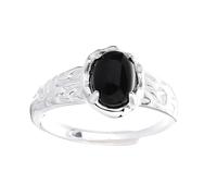 Open Designs - Anelli con piume in argento placcato argento, misure regolabili, gioielli per occasioni casual o formali, gioielli con piume, gioielli regolabili, come descritto, come descritto