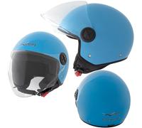 Open Face Jet Helmet Lid Motorbike Scooter Quad Visor Sonic moto A-PRO