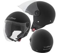 Open Face Jet Helmet Lid Motorbike Scooter Quad Visor Sonic moto A-PRO