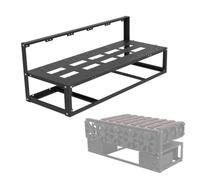 Open Frame Mining Rig - Steel 636x249x239mm | 8 GPU PSU | Chassis With 65mm Slot Spacing | Stackable Crypto Motherboard Case For High-Performance Server Rack