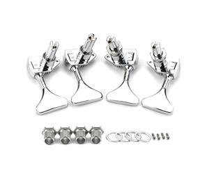 Open Gear Bass Tunings Machine Head String Tuner Ricambio 4 Corde Tunings PEG Facile Da Installare Ricambi Chitarra