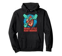 Open Heart Chirurgia Brave Little Heart Warrior Fun Kids Felpa con Cappuccio