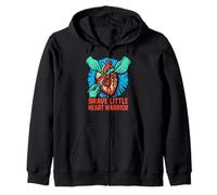 Open Heart Chirurgia Brave Little Heart Warrior Fun Kids Felpa con Cappuccio