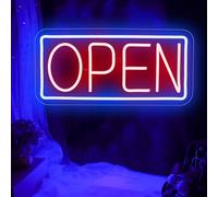 Open Luce al Neon - Pannello al neon LED alimentato tramite USB, con interruttore dimmerabile, per bar, club, negozio, ristorante, caffetteria, decorazione regalo