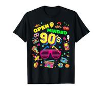 Open Minded 90's Generation, Cool Retro Back To 90's Graphic Maglietta