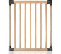 Open Plan Stair Case Custom Fit Gate (60cm Panel Wood, wood)