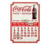 Open Road Brands Calendario Coca-Cola Placca in metallo goffrato
