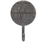 Open Road Brands Disney Star Wars Death Star Cast Iron Wall Hook - Star Wars Wall Hook for Coats, Jackets, Keys and More