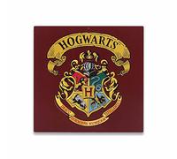 Open Road Brands Targa in metallo con stemma di Hogwarts, stile vintage, decorazione da parete per la casa
