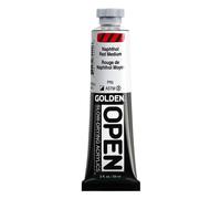 OPEN SlowDrying Acrylics by GOLDEN Naphthol Red Medium 2 fl oz tube Professional Acrylic Paint SemiOpaque