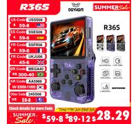 Open Source R36S Console per videogiochi portatile retrò sistema Linux schermo IPS da 3.5 pollici lettore Video tascabile portatile R35S 64GB giochi