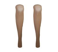 Open Toe Zipper Compression Socks Knee Stockings Nude S/M by Generic
