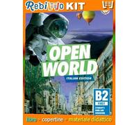 OPEN WORLD FIRST B2 STUDENT'S BOOK + WORKBOOK + EBOOK (9781108648080) - Libro Scolastico + Kit Scuola con Copertine Rebillo