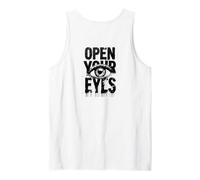 Open Your Eyes, Maglietta da Uomo da Donna con Occhi Aperti Canotta