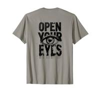 Open Your Eyes, Maglietta da Uomo da Donna con Occhi Aperti Maglietta