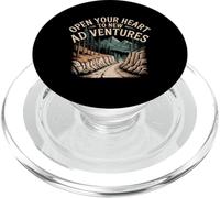 Open Your Heart To New Adventures Esplora il viaggio - PopSockets PopGrip per MagSafe