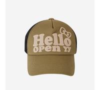 Open YY x Hello Kitty Trucker Cap - Khaki | Cappello snapback a rete regolabile