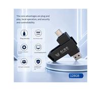 OpenClaw+HermesAgent AI Assistant USB Flash Drive USB-A + Type-C AI Flash Drive Dual System 128G