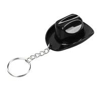 Opener Keychain - ABS & Metal, 2.2x1.7x0.9in Retro Keyring Cowboy Hat Bottle Opener | Compact Durable Multi-Functional Keychain Tool, Novelty Bottle Openers For Keys, Bags, Backpacks, Parties