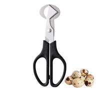 Opener per uova di uova di quaglia-uovo e taglierina per guscio in acciaio inossidabile per crepe di uova semplici | Crietta di quaglia precisa con una comoda impugnatura, forbici per uova da cucina
