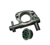 Opengardenweb Pompa Olio Catena Motosega Compatibile + Vite Senza fine 6 Denti - OLEO Mac 936 940 947 952 ed EFCO 136 140 147 152 - Riferimento Originale Vite Senza Fine: 50070025R