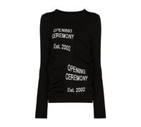 Opening Ceremony - Box Logo Wrinkles Tech Top - - Tops - Donna - Nero - M