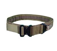 OPENLAND CINTURA MOLLE SLIM CON CHIUSURA COBRA COYOTE TAN - AD ALTA RESISTENZA