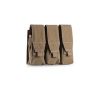 Openland Porta Caricatore Triplo Chiuso M4/AK - Tasca Tattica MOLLE 1000D per 6 Caricatori - Softair, Militare, Outdoor - Resistente e Compatta