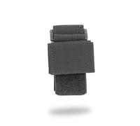 OPENLAND Porta Guanti Verticale Tattico in Polimero Termoplastico - Chiusura a Strappo Regolabile, Resistente a Urti e Usura - Per Cintura, Zaino, Attività Militari, Softair, Outdoor (Nero)