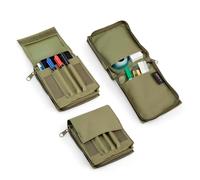 Openland Tasca Porta Documenti Piccola in Poliestere Resistente | Custodia Tattica Compatta e Leggera per Appunti e Accessori Outdoor, Militare o Professionale (OD Green)