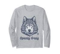 Openly Gray Wolf Maglia a Manica
