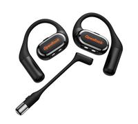 OpenRock Link 20 Cuffe Bluetooth Aperto Ear con Microfono Boom Rimovibile 5 Mik Cancellazione del Rumore durante le Chiamate, Batteria 52 Ore Impemeabile lPX7, Cufne Senza Fili per Lavoro, Call