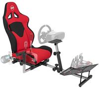 Openwheeler Racing Wheel stand Cockpit rosso e nero | per Logitech G29 | G920 e Logitech G27 | G25 | Thrustmaster | Fanatec ruote | Racing Wheel & controller non incluso