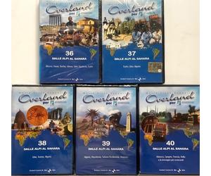 OPERA COMPLETA 5 DVD OVERLAND 6 WORLD TRUCK EXPEDITION DALLE ALPI AL SAHARA