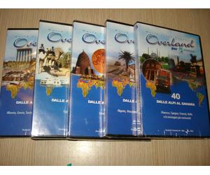 OPERA COMPLETA 5 DVD OVERLAND 6 WORLD TRUCK EXPEDITION DALLE ALPI AL SAHARA