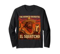 Opera d'Arte a Tema Burrito Bandito El Squatcho Fiesta Maglia a Manica