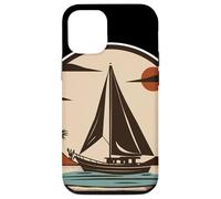 Opera d'arte a vela Catamarano da spiaggia Sailor Custodia per iPhone 12/12 Pro
