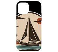 Opera d'arte a vela Catamarano da spiaggia Sailor Custodia per iPhone 12 mini