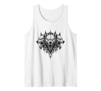 Opera d'Arte Cerberus Hellhound Dark Fantasy Underworld Beast Canotta