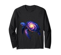 Opera d'Arte cosmica Tartaruga Galassia spazi Maglia a Manica