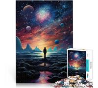 Opera d'arte Cosmos Puzzle da 1000 pezzi per adulti Giocattoli che creano dipendenza e sfidano l'intelligenza del cervello Migliorare l'amore tra le coppie 38x26cm
