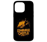 Opera d'arte del castello di Edimburgo in Scozia Custodia per iPhone 14 Pro Max