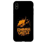 Opera d'arte del castello di Edimburgo in Scozia Custodia per iPhone XS Max