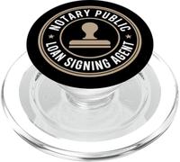 Opera d'arte del distintivo dell'agente di firma del prestito pubblico notaio PopSockets PopGrip per MagSafe
