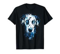 Opera d'Arte del Viso del Ritratto Grafico del Cane d Maglietta